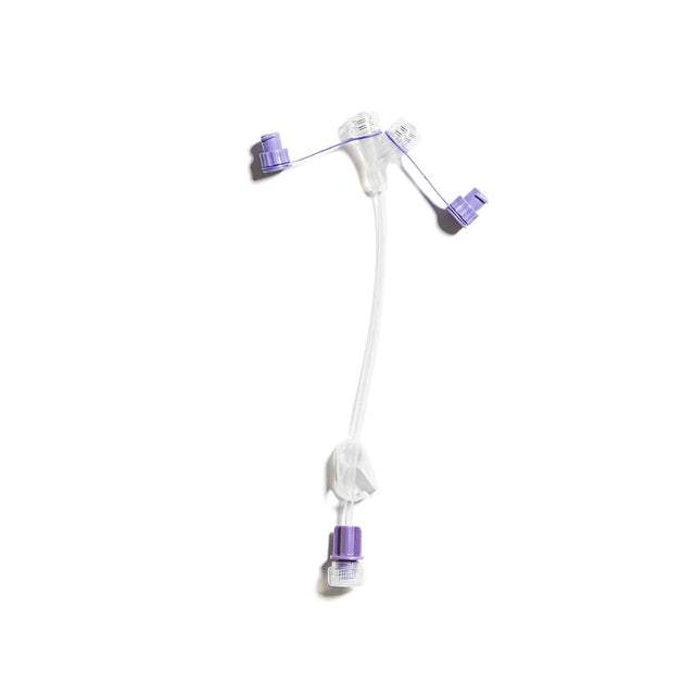 Image of Halyard CORFLO® 2-Port Y Extension Set, with ENFit™ Connector