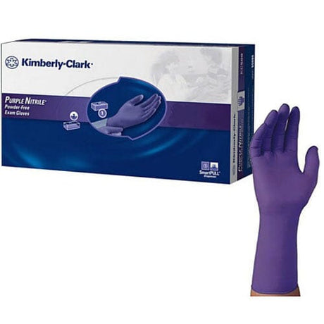 Image of Halyard Safeskin® Nitrile-XTRA™ Exam Glove, Powder-Free, Ambidextrous, 12" Long, XS, Purple