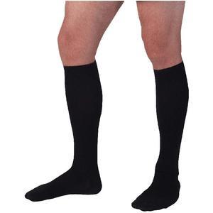 Image of Health Support Vascular Hosiery 15-20 mmHg, Knee Length, Sheer, Black, Short Size D