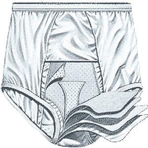 Image of HealthDri Men's Moderate Reusable Cotton Briefs Medium