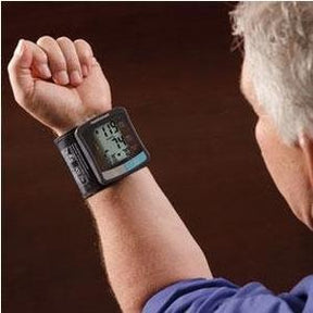 Image of HealthSmart Standard Series Clinically Accurate Universal Automatic Wrist Digital Blood Pressure Monitor with LCD Display