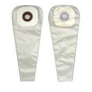 Image of Hollister One-Piece Drainable Pouch, 2-1/2" Pre-Cut Convex Karaya 5 Skin Barrier, 16" L, Clamp Closure, Transparent