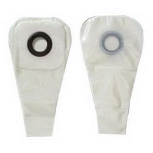 Image of Hollister One-Piece Drainable Pouch with 7/8" Pre-Cut Convex Karaya 5 Skin Barrier, 12" L, Clamp Closure, Transparent