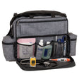Image of Hopkins Home Health Shoulder Bag, Antimicrobial, with Large Compartment, Gray, 14" x 11-1/2" x 8"