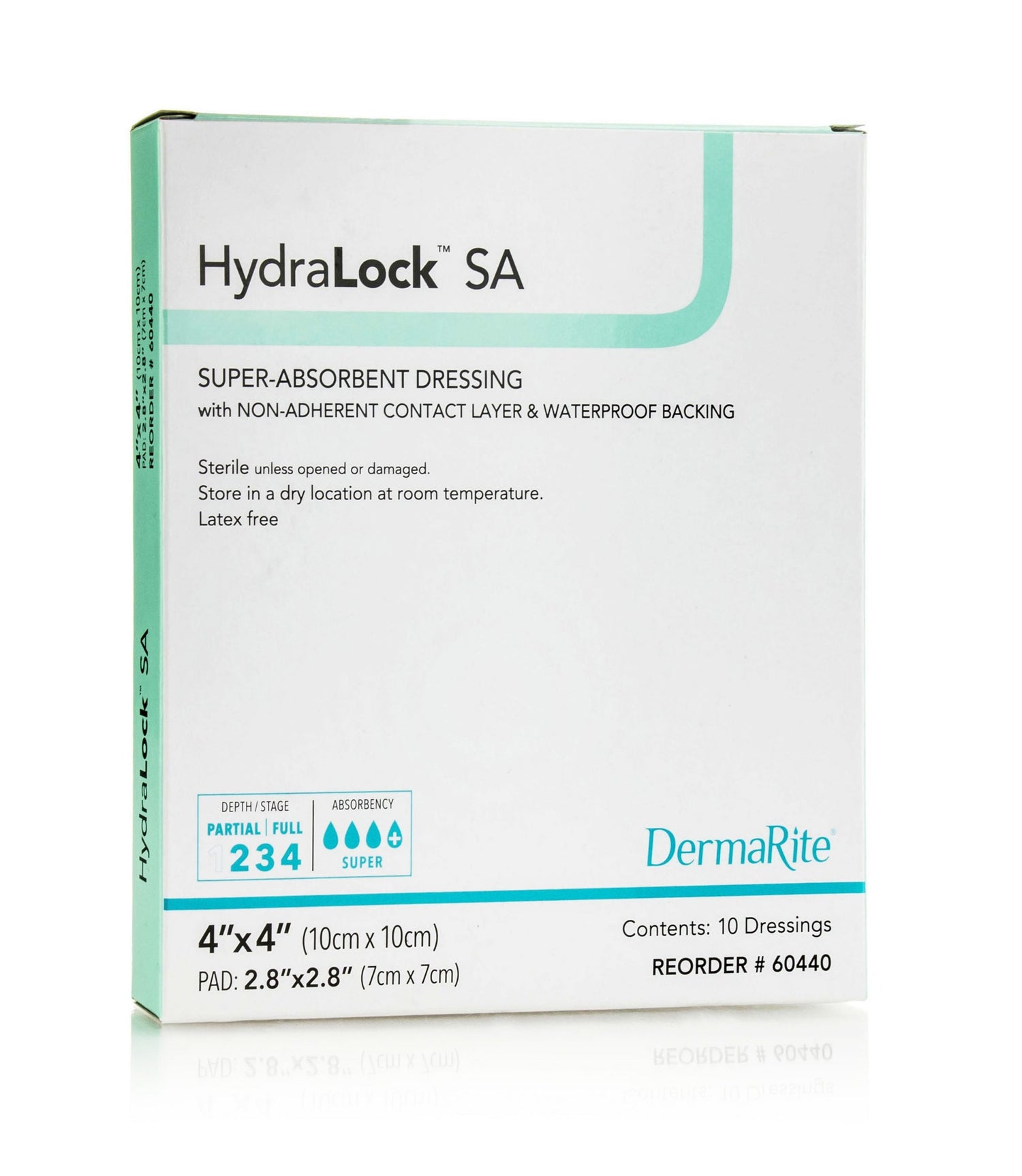 Image of HydraLock SA Super Absorbent Dressing with Gelling Core & Waterproof Backing