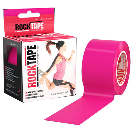 Image of Implus RockTape Kinesiology Tape, 2" x 16.4' Roll, Medical, Pink