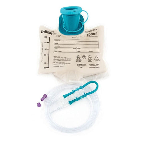 Image of Infinity 500 mL Enteral Pump Delivery Set with ENFit Connector