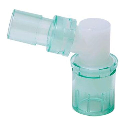 Intersurgical Double Swivel Elbow Oxygen Connector, 15mm OD Female Lue