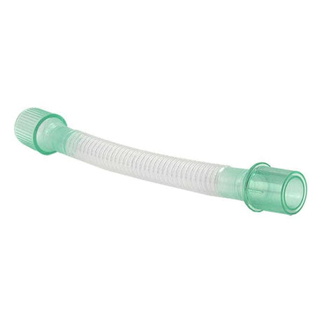 Image of Intersurgical Flexible Tube Catheter Mount, Straight Connector, 22mm ID Male Luer, 22mm OD/15mm ID Female Luer, 170mm