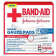 Image of J & J Band-Aid First Aid Gauze Pads 3" x 3" 25 CT