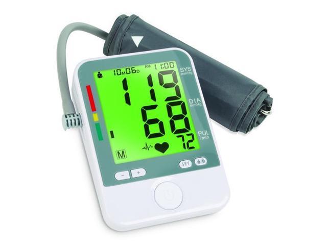 Image of Jobar® Color-Coded Arm Cuff Blood Pressure Monitor with Backlit Hypertension Indicator