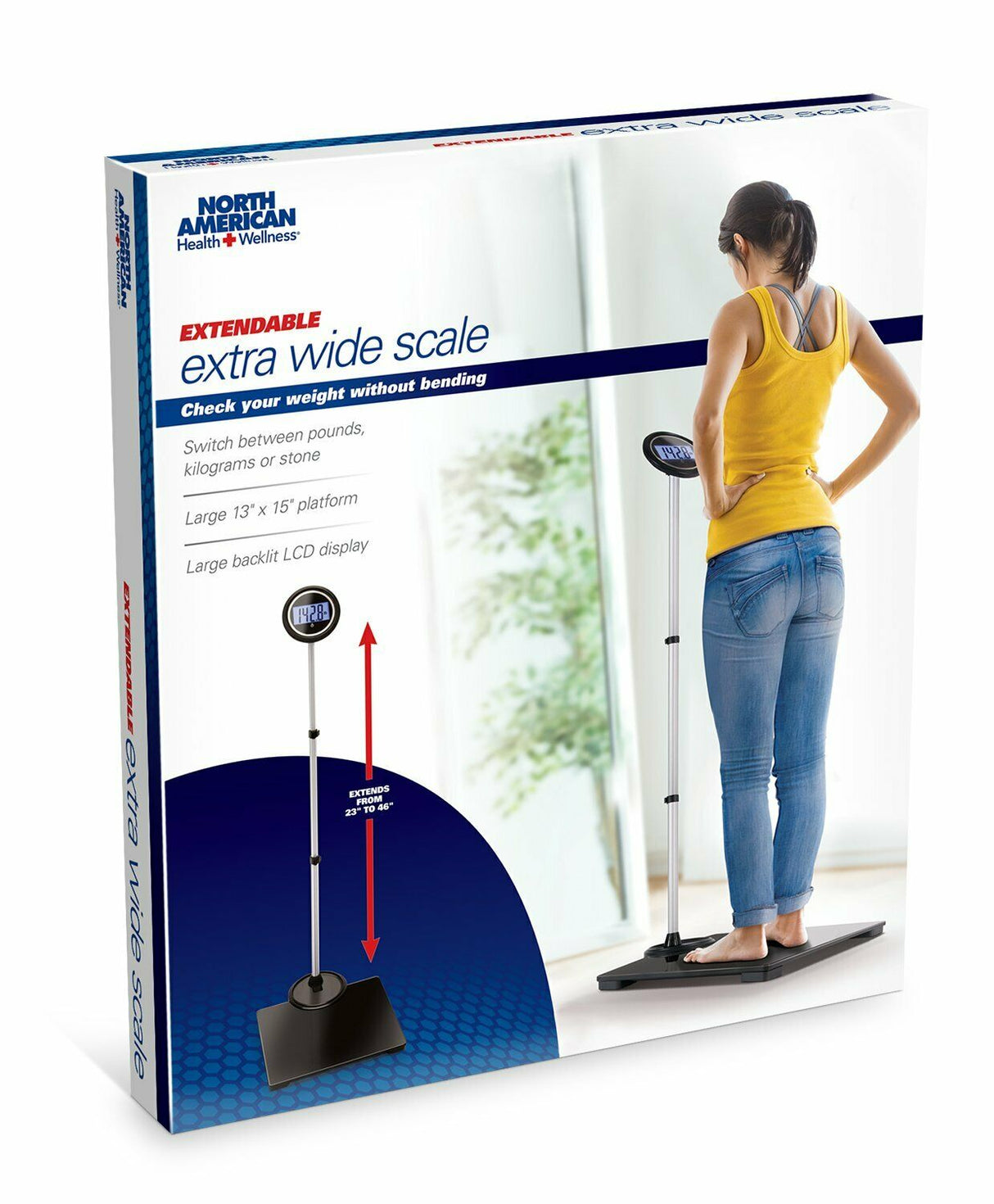 Jobar® Extendable Large Display Weight Scale – Save Rite Medical