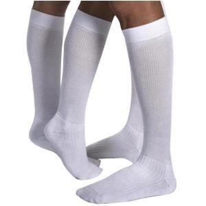Image of JOBST ActiveWear Knee-High Extra Firm Compression Socks Medium, White
