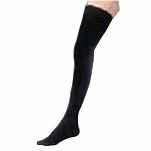 Image of Jobst For Men,30-40mm,Ribbed,Black,Thigh High,Xl