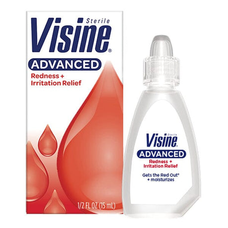 Image of Johnson & Johnson Visine® Advanced Redness + Irritation Eye Relief Drops, 0.5 oz
