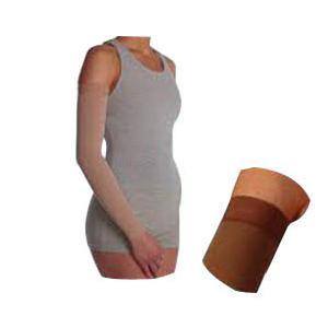 Image of Juzo Arm Sleeve,30-40,Long,Sil Brder,Sz 1, Beige