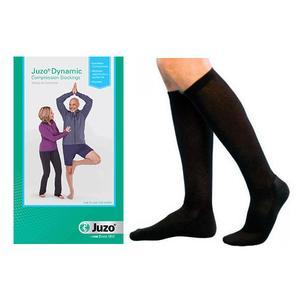 Image of Juzo Dynamic Knee High, 40-50, Full Foot, Black, Size 3