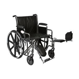 Image of K7 Wheelchair with Removable Desk Arms and Elevating Legrests, 22"