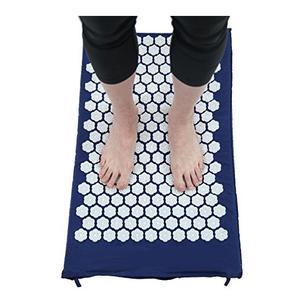 Image of Kanjo Acupressure Memory Foam Foot Mat, Sapphire