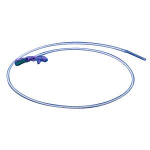 Image of Kendall Entriflex® Nasogastric Feeding Tube with Safe Enteral Connection 8Fr, 36" L, Radiopaque Polyurethane, with Rigid Outlet Port and Stylet, 3g, DEHP-Free