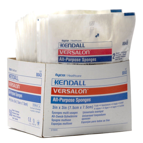 Image of Kendall Versalon™ Sterile Non-Woven Sponge, 4-Ply, 2s