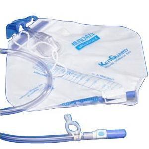 Image of Kenguard Dover Urinary Drainage Bag with Anti-Reflux Chamber and Hook and Loop Hanger 2,000 mL