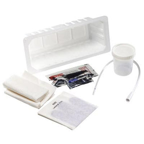 Image of KENGUARD Dover Vinyl Open Urethral Catheter Tray 14 Fr