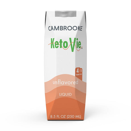 Image of KetoVie 4:1 Ready To Drink Nutrionally Complete Ketogenic Formula 8.5 oz, Unflavored