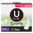 Image of Kimberly Clark U by Kotex® Premium Flat Lightdays® Extra Coverage Unscented Panty Liner