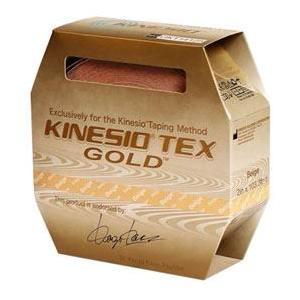 Image of Kinesio Tex Gold Wave Elastic Athletic Tape 2" x 5.4 yds., Beige