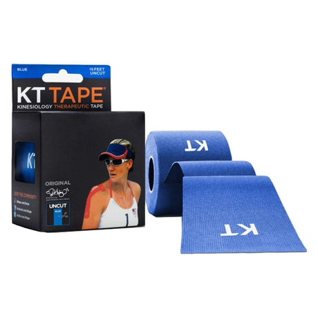 Image of KT Tape Pro Uncut Single Roll, Blue, 16 Ft
