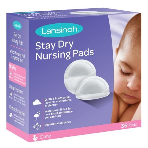 Lansinoh Stay Dry Disposable Nursing Pads, 100 Count