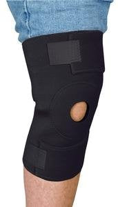 Image of Leader X-Tended Knee Support, Black, Universal