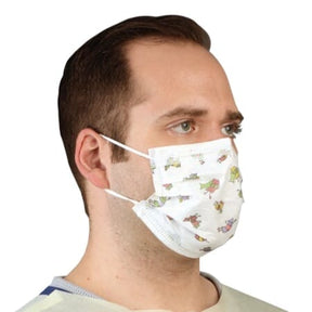 Image of Level 1 Pediatric Procedure Mask with Print, Earloop