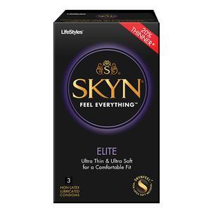 Image of LifeStyles SKYN Elite Polyisoprene Condoms, 3 Count