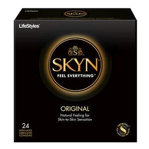 Image of Lifestyles SKYN Original Polyisoprene Condoms, 24 Count