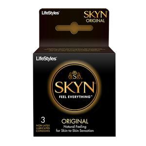 Image of LifeStyles SKYN Original Polyisoprene Condoms, 3 Count