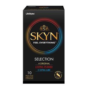 Image of Lifestyles SKYN Polyisoprene Condom Selection, 10 Count