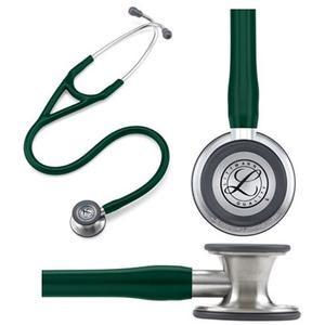 3M Littmann Master Cardiology Stethoscope, 27, Black Tube, Stainless Steel Finish Chestpiece