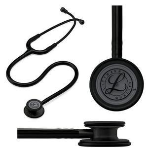 Image of Littmann Classic III Stethoscope, Black Edition Chestpiece, Black Tube, 27"