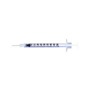 Image of Lo-Dose Insulin Syringe with Ultra-Fine IV Needle 29G x 1/2", 3/10 mL (200 count)