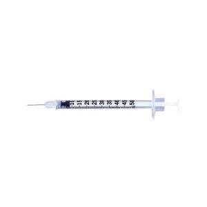 Image of Lo-Dose Insulin Syringe with Ultra-Fine Needle 29G x 1/2", 1/2 cc (200 count)