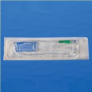 Image of Male 14 French U-Shape Catheter Plus Lubricant Packet, 16"