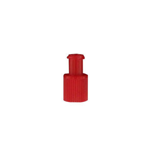 Image of Male and Female Luer Lock Cap, Red