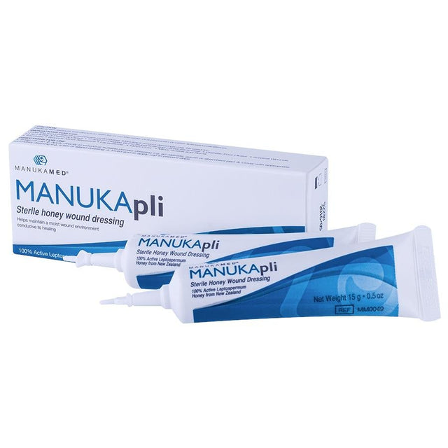 Image of ManukaMed® MANUKApli Sterile Honey Wound Dressing, 1/2 oz Tube