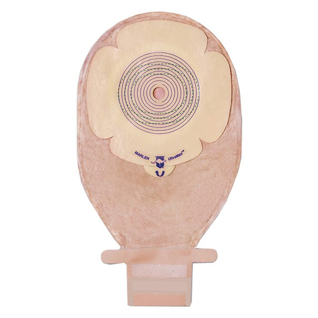 Image of Marlen MegaMax™ One-Piece Drainable Pouch, Flat, Cut-To-Fit, 2'' Stoma, 10'' Transparent, 24 oz Capacity