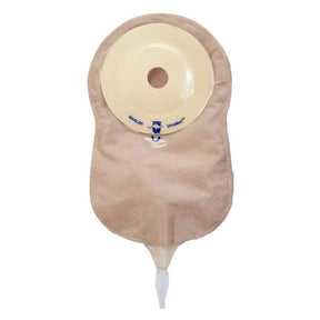 Image of Marlen UltraMax™ Urostomy Pouch, Flat, Pre-Cut, 1-1/8" Stoma, 14 oz Capacity, 5-3/4" x 8-3/4" Transparent