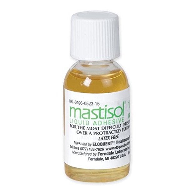 Image of Mastisol Liquid Adhesive 15 mL Bottle