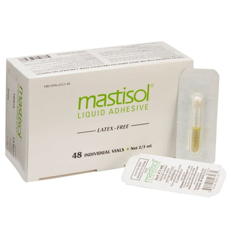 Image of Mastisol Sterile Liquid Adhesive 2/3 cc Vial - Box of 48