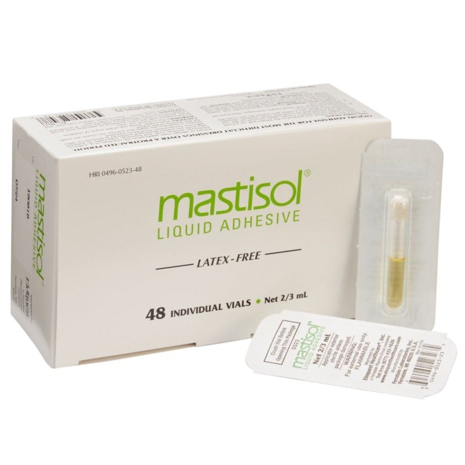 Mastisol Sterile Liquid Adhesive 2/3 cc Vial - Box of 48 – Save Rite Medical